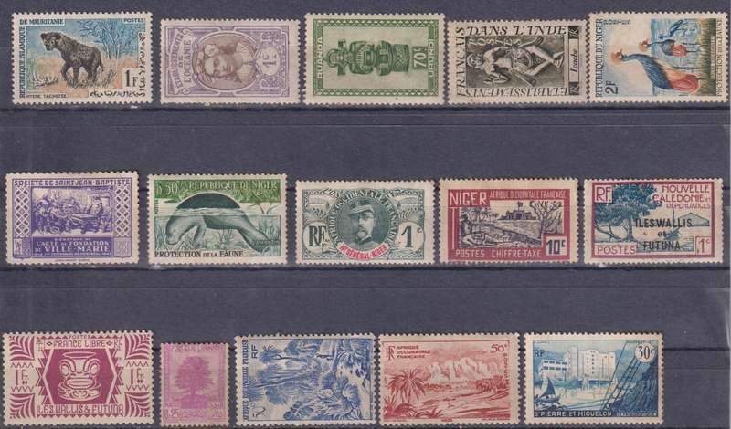 Stamps Mix World Card