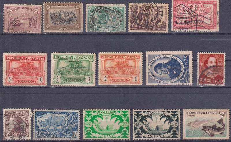Stamps Mix World Card
