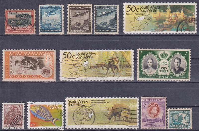 Stamps Mix World Card