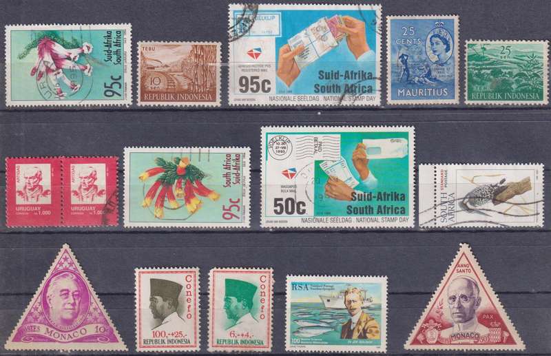 Stamps Mix World Card