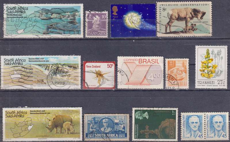 Stamps Mix World Card