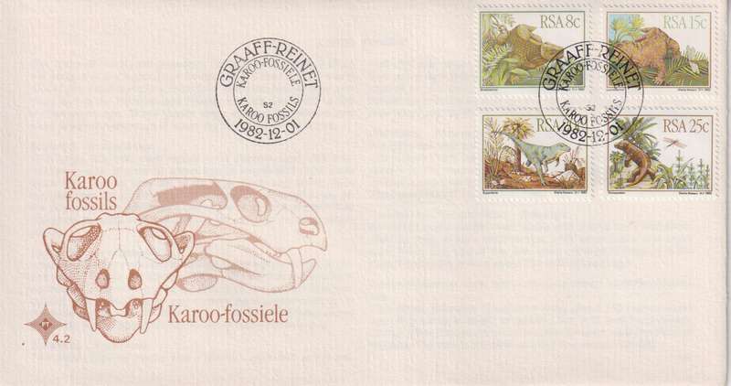 FDC Excess Stock 1982 Dinosaurs (Pack of 6 bid to take all)