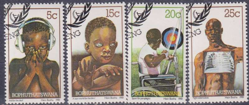 Stamps Bophuthatswana 1981 International Year of Disabled Persons