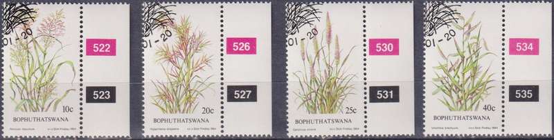 Stamps Bophuthatswana 1984 Indigenous Grasses