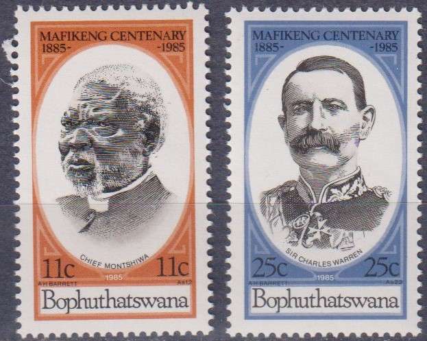 Stamps Bophuthatswana 1985 The 100th Anniversary of Mafeking
