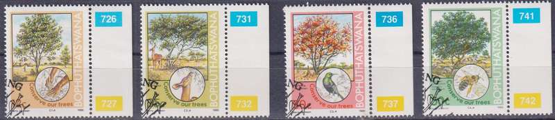 Stamps Bophuthatswana 1985 Tree Conservation