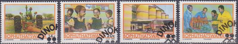 Stamps Bophuthatswana 1986 Temisano Development Project