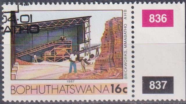 Stamps Bophuthatswana 1987 Industries