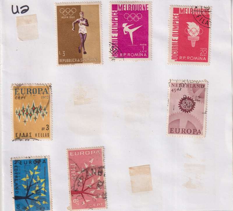 Stamps On paper Mixed
