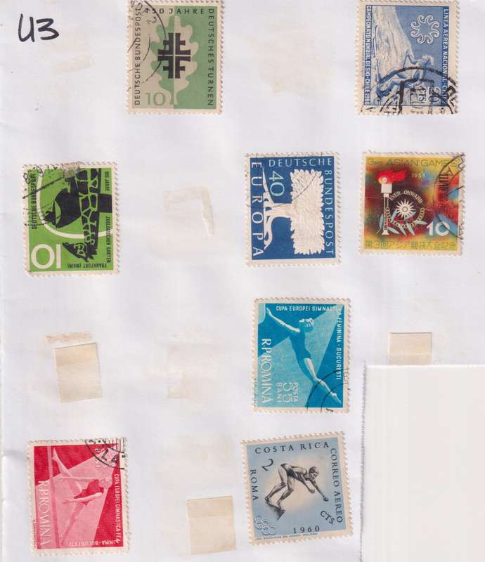 Stamps On paper Mixed