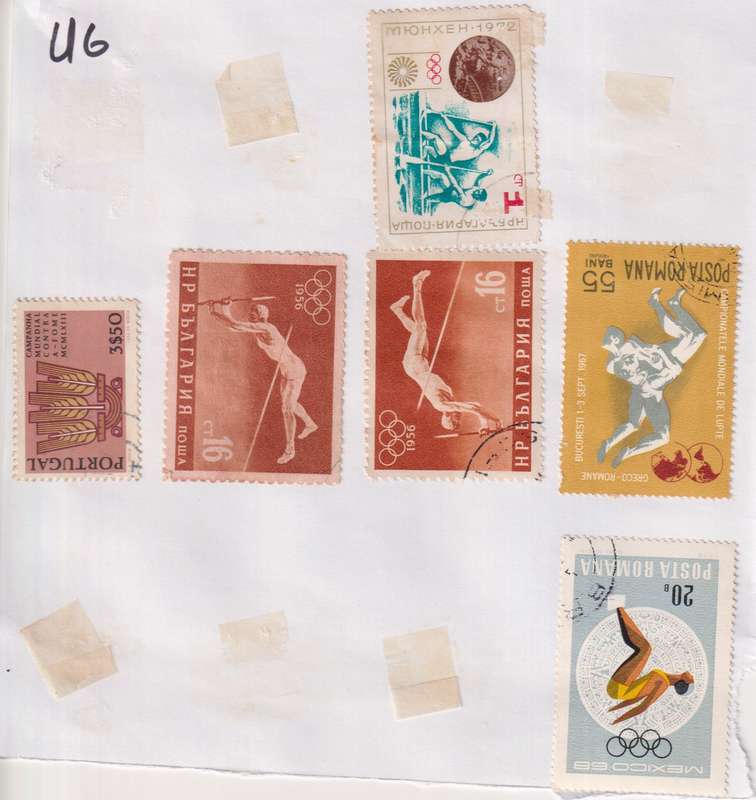 Stamps On paper Mixed