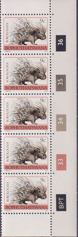 Stamps Control Blocks 1977 -1982 Animal Totems