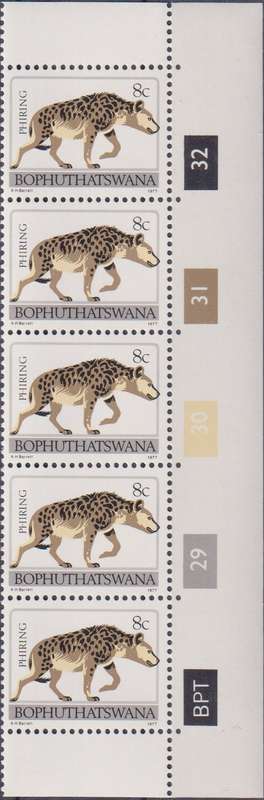 Stamps Control Blocks 1977 -1982 Animal Totems