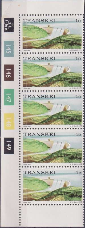 Stamp Control Blocks Transkei