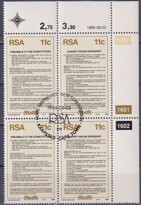 Stamp Control Blocks RSA