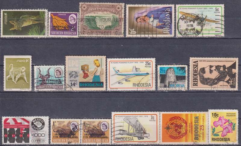 Stamps Mix World Card