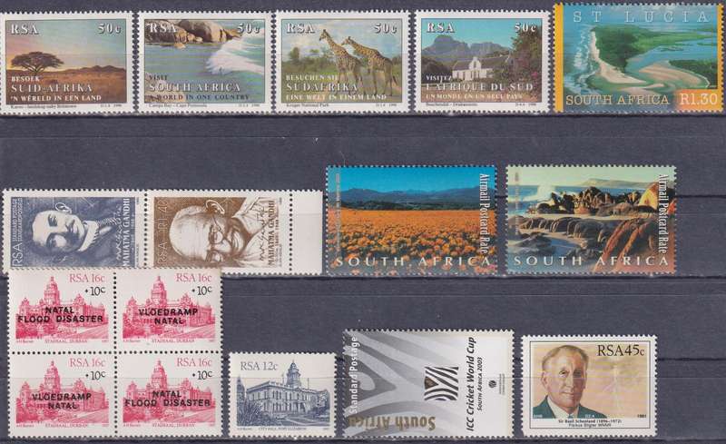 Stamps Mix World Card