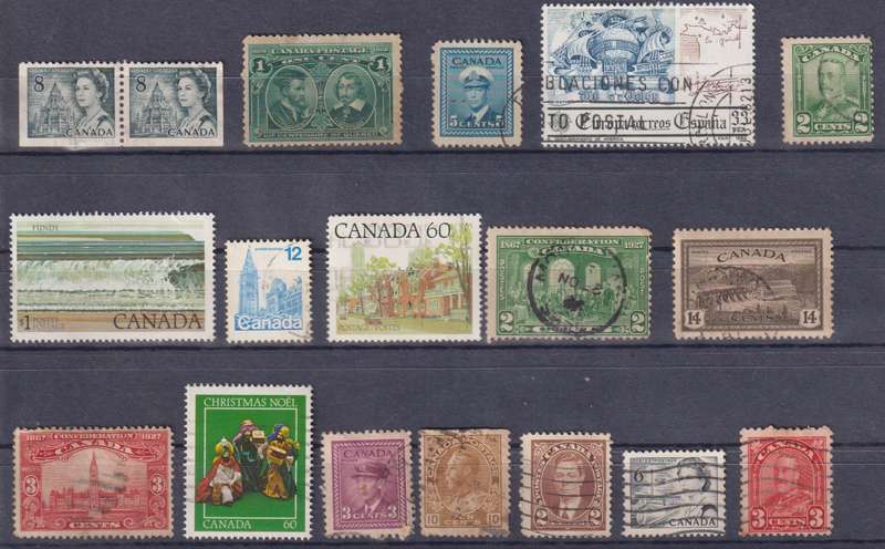 Stamps Canada Mix Card