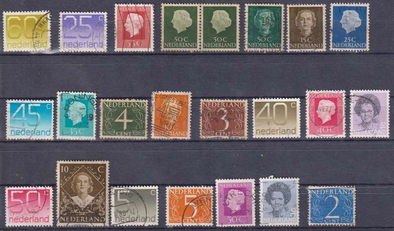Stamps Netherlands Mix Card