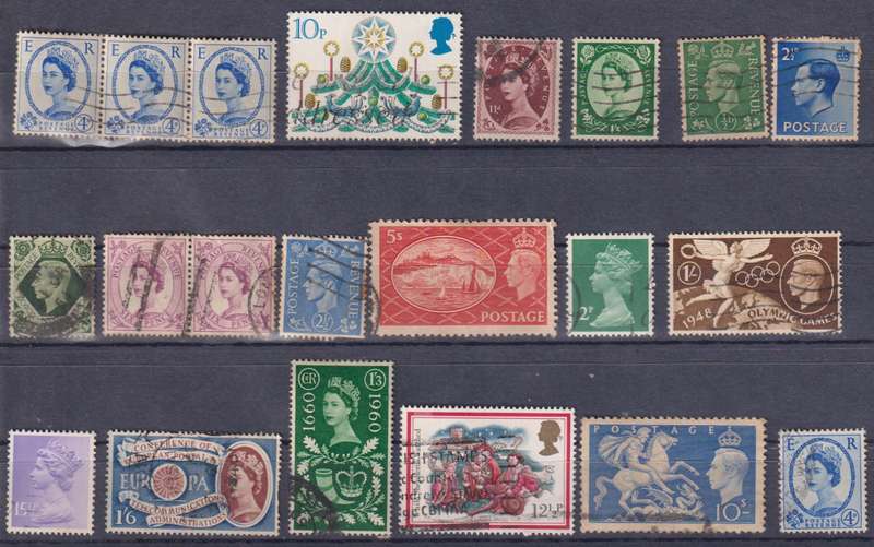 Stamps England Mix Card