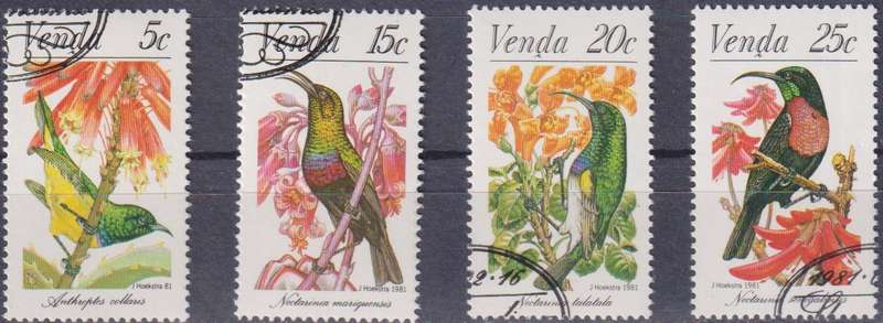 Stamps Venda 1981 Nectar Birds