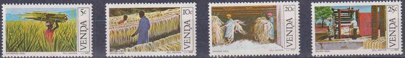 Stamps Venda 1982 Sisal Cultivation