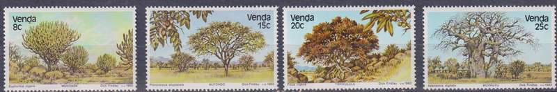 Stamps Venda 1982 Trees
