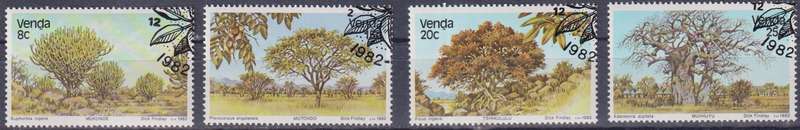 Stamps Venda 1982 Trees