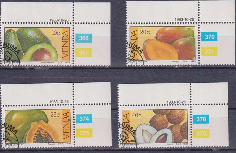 Stamps Venda 1983 Fruits