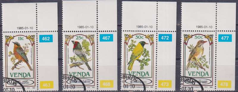 Stamps Venda 1985 Songbirds