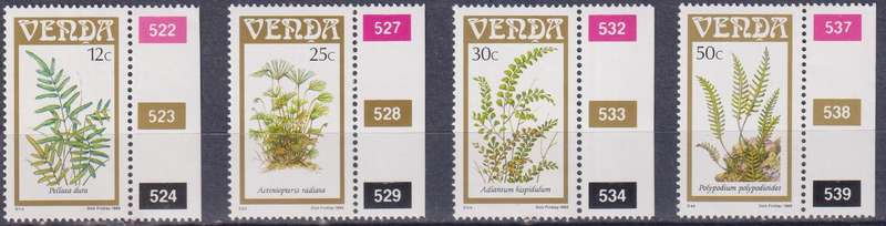 Stamps Venda 1985 Ferns
