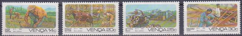 Stamps Venda 1986 Forestry