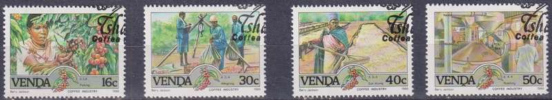 Stamps Venda 1988 Coffee Industry