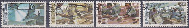 Stamps Bophuthatswana 1978 Semi-precious Stones
