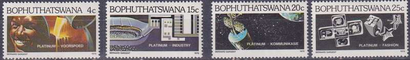 Stamps Bophuthatswana 1979 Platinum Industry