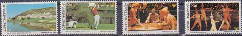 Stamps Bophuthatswana 1980 Tourism - Sun City