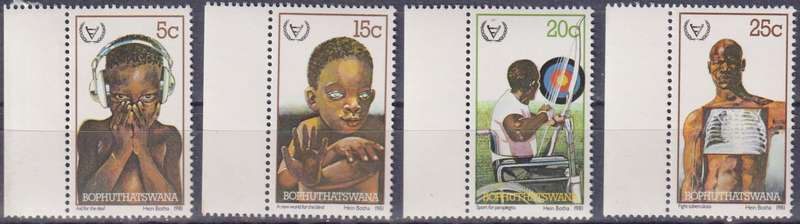 Stamps Bophuthatswana 1981 International Year of Disabled Persons