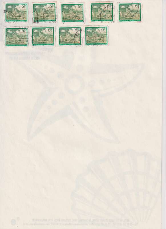 Stamps on paper Austria