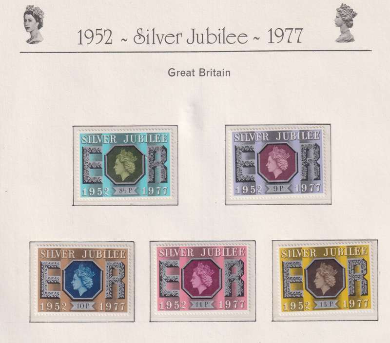 Stamps gb 1977 The 25th Anniversary of the Reign of Elizabeth II