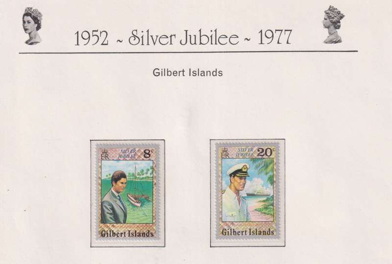 Stamps Gilbert Islands Silver Jubilee 1977