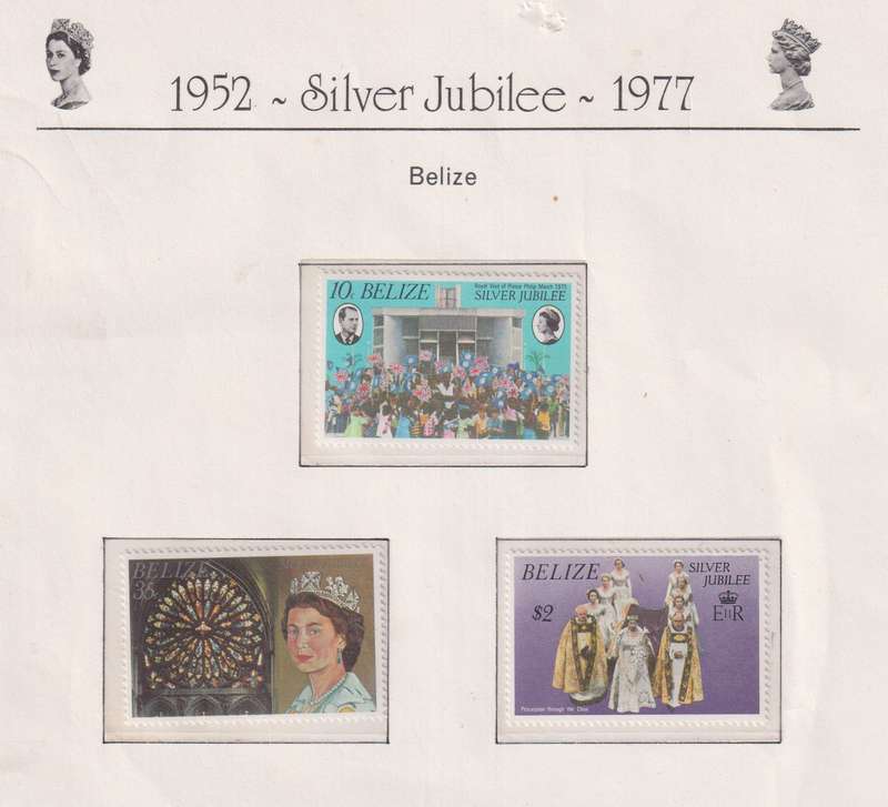 Stamps Belize 1977 Silver Jubilee