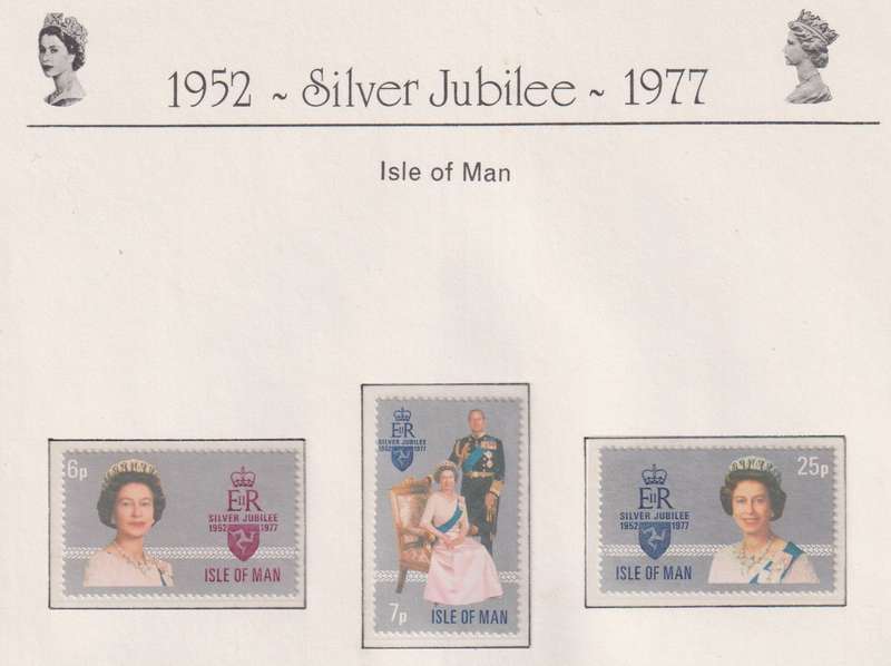 Stamps Isle of Man 1977 The 25th Anniversary of the Government of Queen Elizabeth