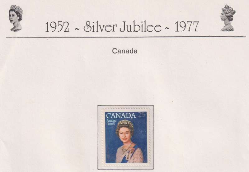 Stamps Canada 1977 Silver Jubilee