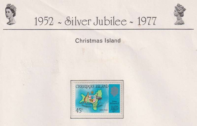 Stamps Christmas island Silver Jubilee 1977