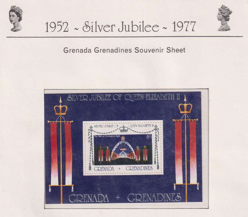 Stamps Grenda Grenadines 1977 The 25th Anniversary of Queen Elizabeth II's Reign