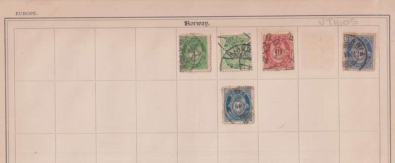 Stamps on paper Mix World