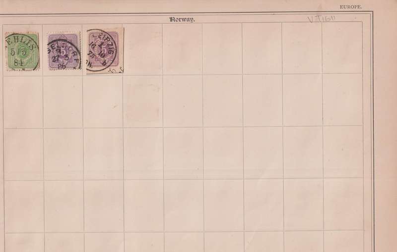 Stamps on paper Mix World