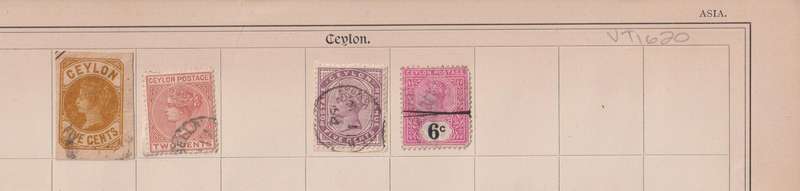 Stamps on paper Mix World