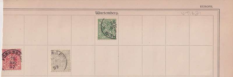 Stamps on paper Mix World