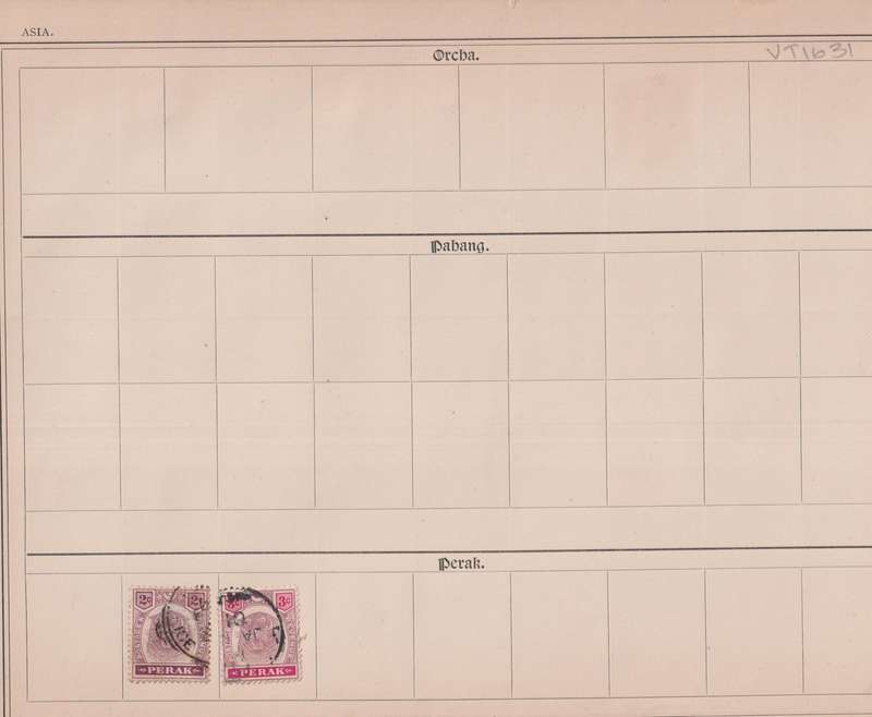 Stamps on paper Mix World